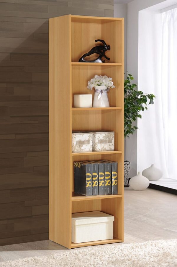Hodedah Hodedah 5-Shelf Bookcase