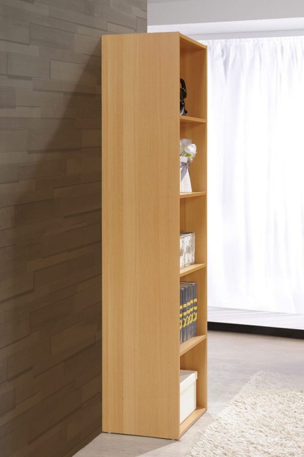Hodedah Hodedah 5-Shelf Bookcase