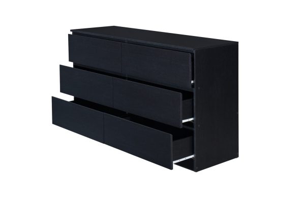 Hodedah Hodedah 6-Drawer Dresser