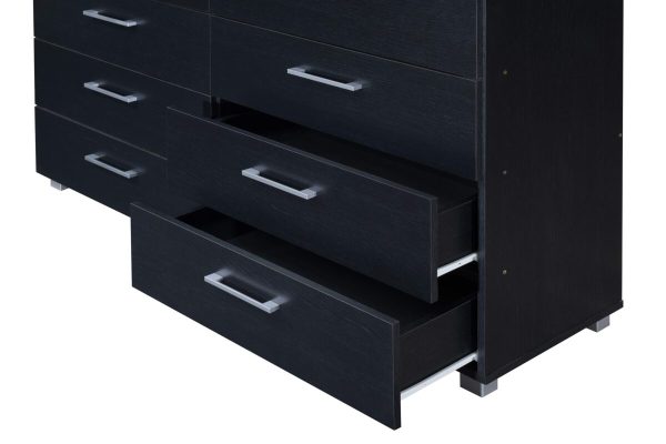 Hodedah Hodedah 8-Drawer Dresser
