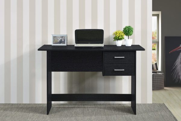 Hodedah Hodedah Writing Desk With 2-Drawers