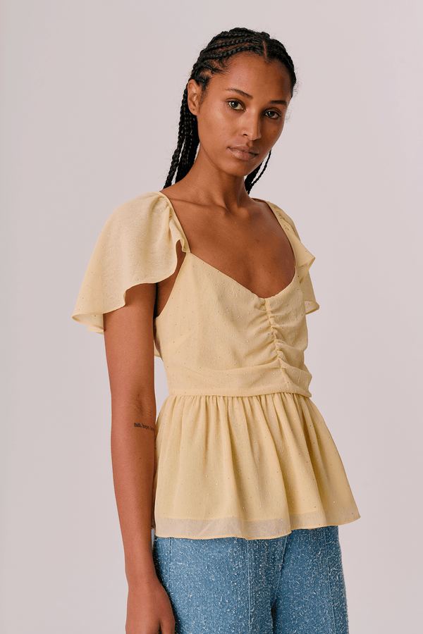 hofmann copenhagen Alissa Top Yellow