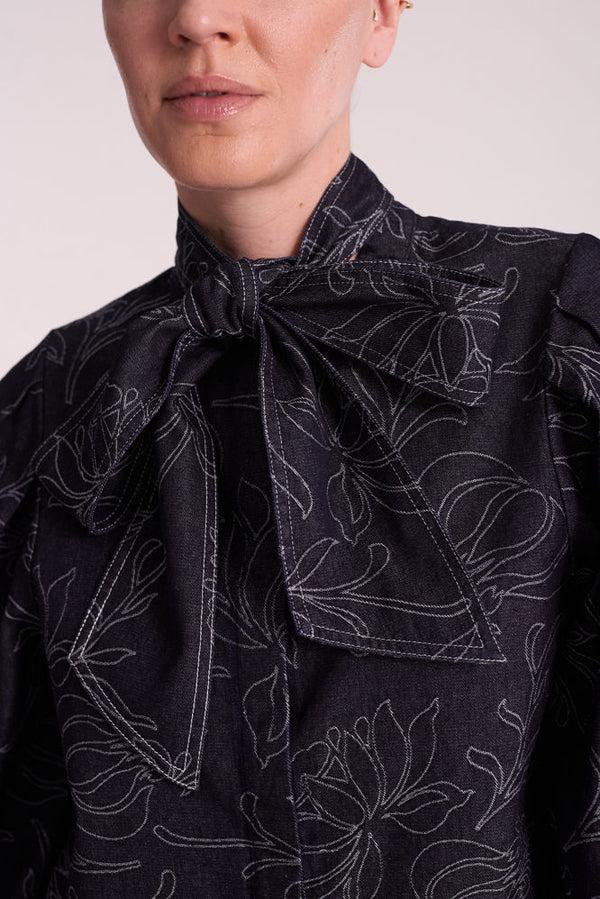 Hofmann Copenhagen Carol Shirt Dark Blue Denim