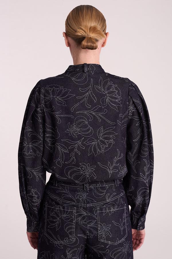 Hofmann Copenhagen Carol Shirt Dark Blue Denim