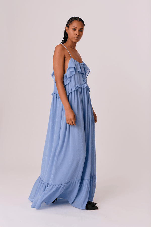 hofmann copenhagen Cecily Dress Light Blue