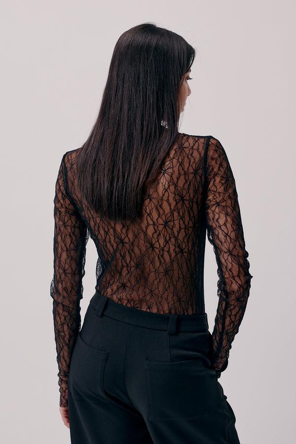 Hofmann Copenhagen Desirella Lace Top Black