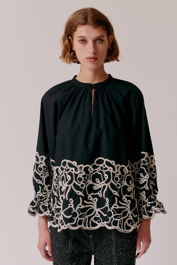 hofmann copenhagen Emmie Blouse Black