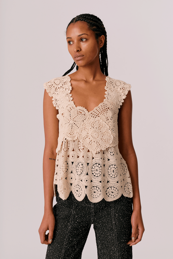 hofmann copenhagen Leandra Top Sand