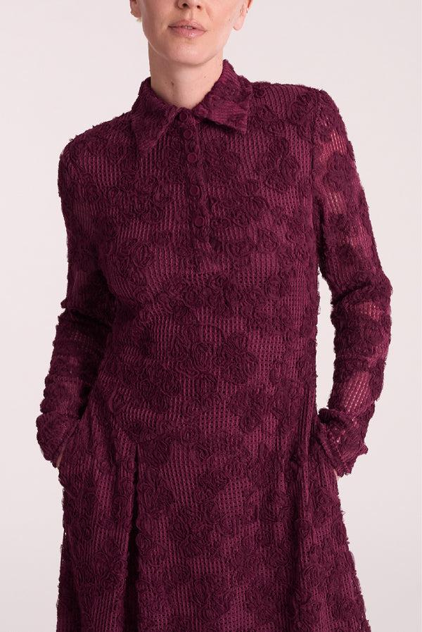hofmann copenhagen Leilani Dress - Burgundy Burgundy