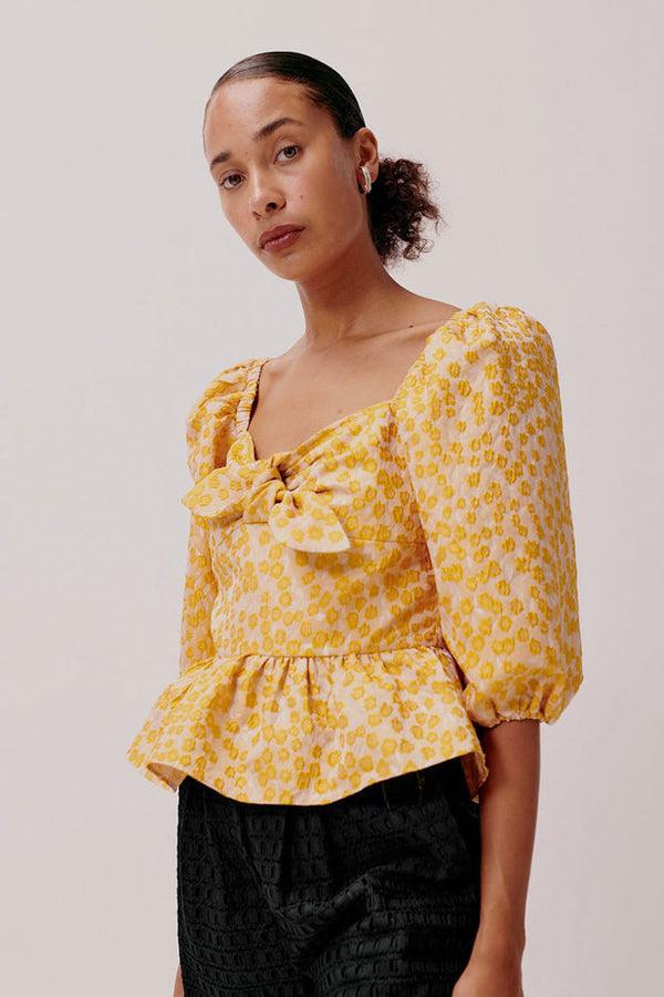 hofmann copenhagen Margot Top Orange