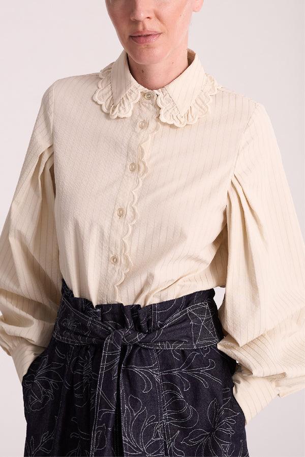 hofmann copenhagen Sandra Shirt Oyster