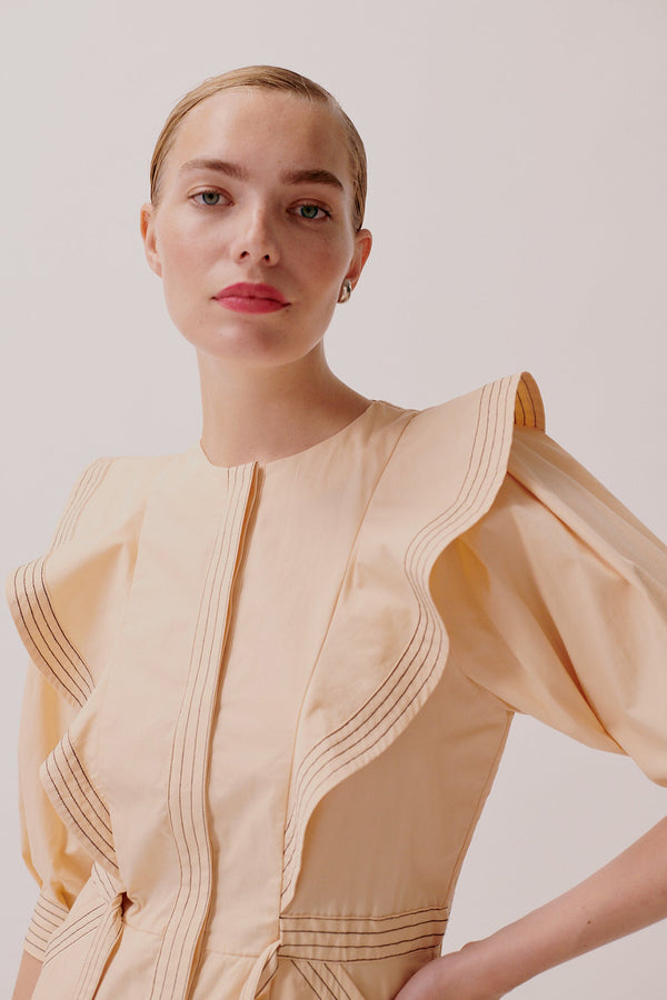 Hofmann Copenhagen Madeleine Dress/Last Item Yellow