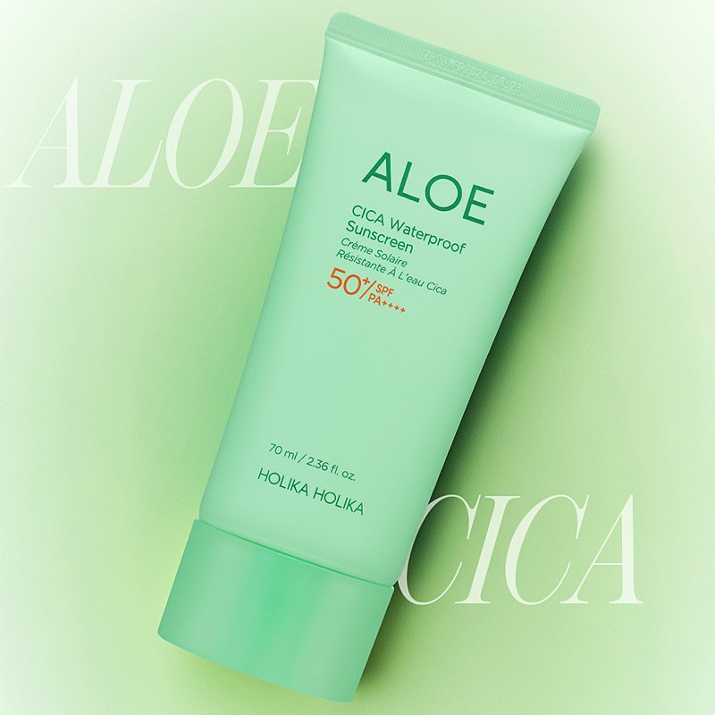 Holika Holika Aloe Cica Waterproof Sunscreen SPF50+ Aloe
