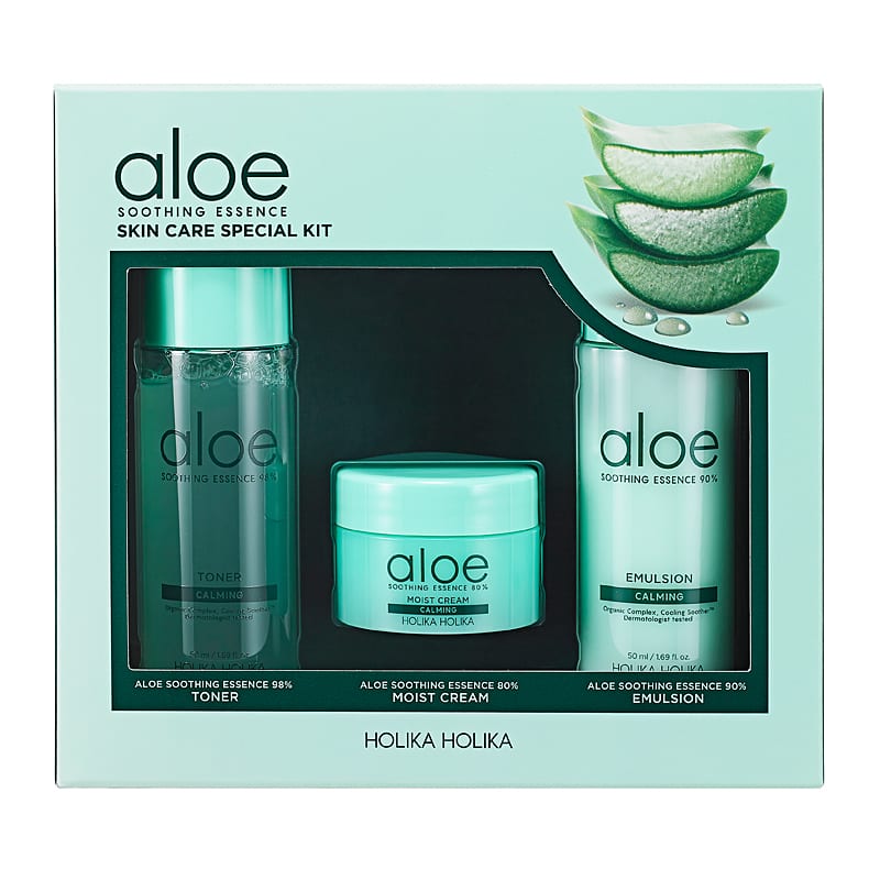Holika Holika Aloe Soothing Essence Skin Care Special Kit Aloe Soothing Essence Out of stock