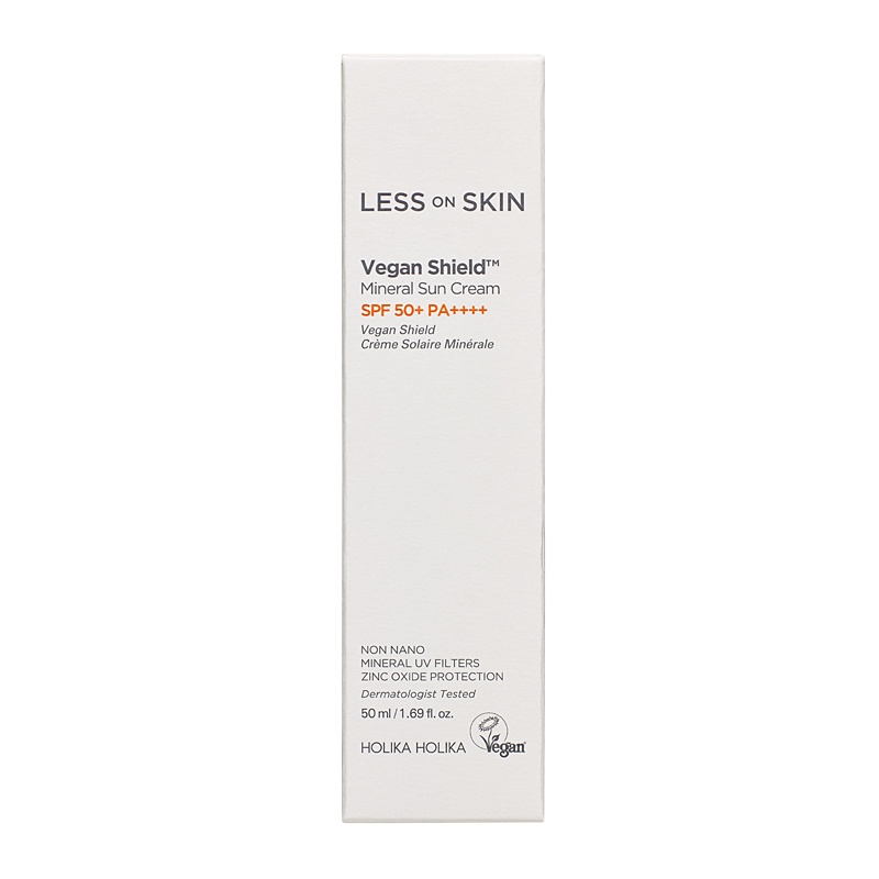 Holika Holika Less On Skin Vegan Shield Mineral Sun Cream SPF50+ Less On Skin