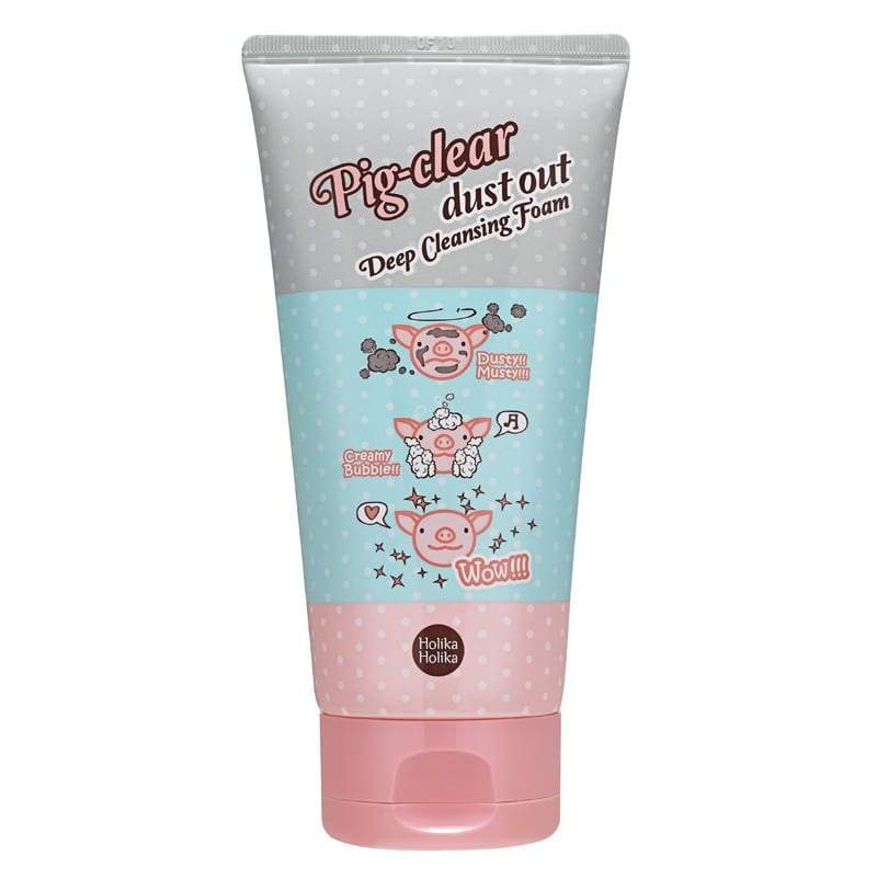 Holika Holika Pig Clear Dust Out Deep Cleansing Foam Pig Collagen