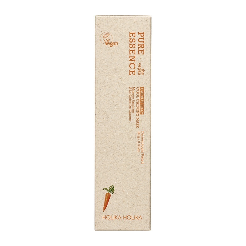 Holika Holika Pure Essence The Vegan Carrot Jelly Cool Calming Mask Pure Essence Vegan Mask