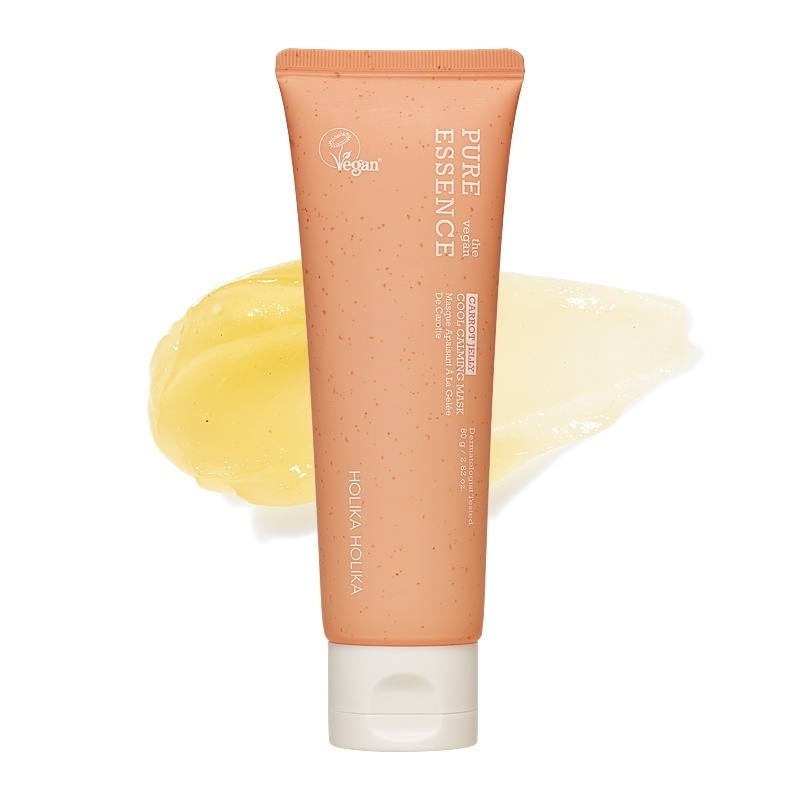 Holika Holika Pure Essence The Vegan Carrot Jelly Cool Calming Mask Pure Essence Vegan Mask