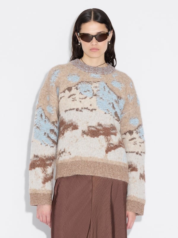 Holzweiler Alva Landscape Crew Beige Mix