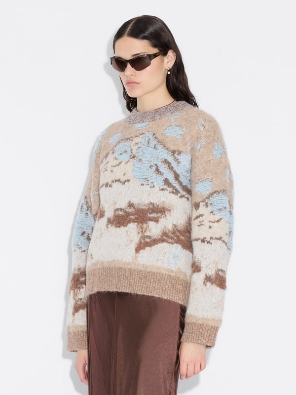 holzweiler Alva Landscape Crew Beige Mix