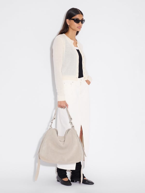 Holzweiler Bud Slouchy Suede Tote Lt. Grey