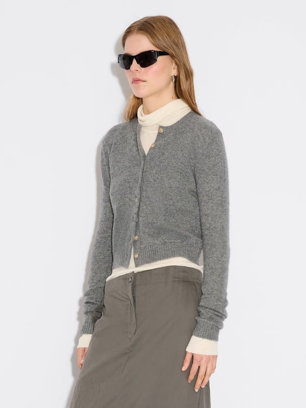 Holzweiler Cashmere Cardigan Dk. Grey