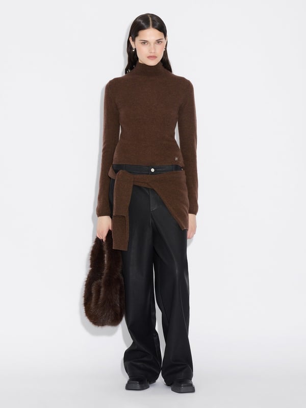 holzweiler Cashmere Turtleneck Dk. Brown