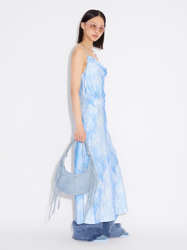 Holzweiler Cocoon Denim Small Bag Lt. Blue Mix