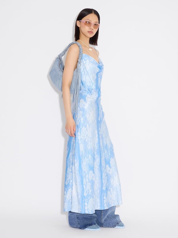 Holzweiler Cocoon Denim Small Bag Lt. Blue Mix