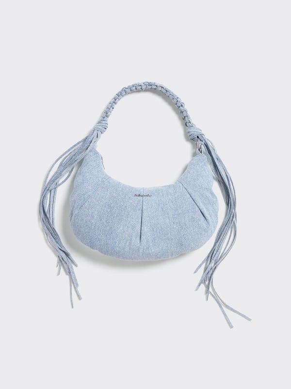 holzweiler Cocoon Denim Small Bag Lt. Blue Mix