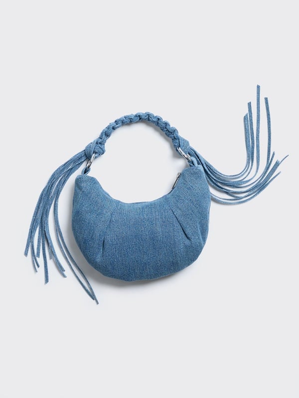 Holzweiler Cocoon Micro Denim Bag Mid Blue