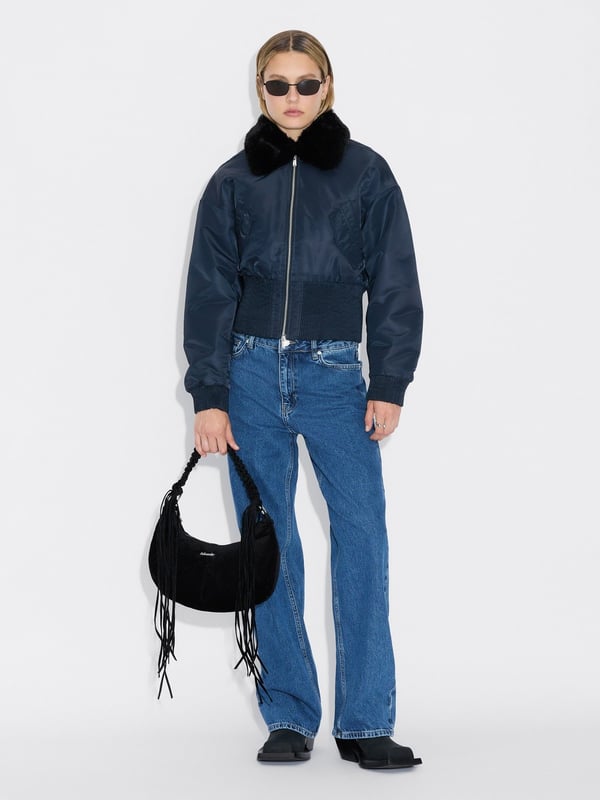 Holzweiler Cocoon Small Corduroy Bag Black