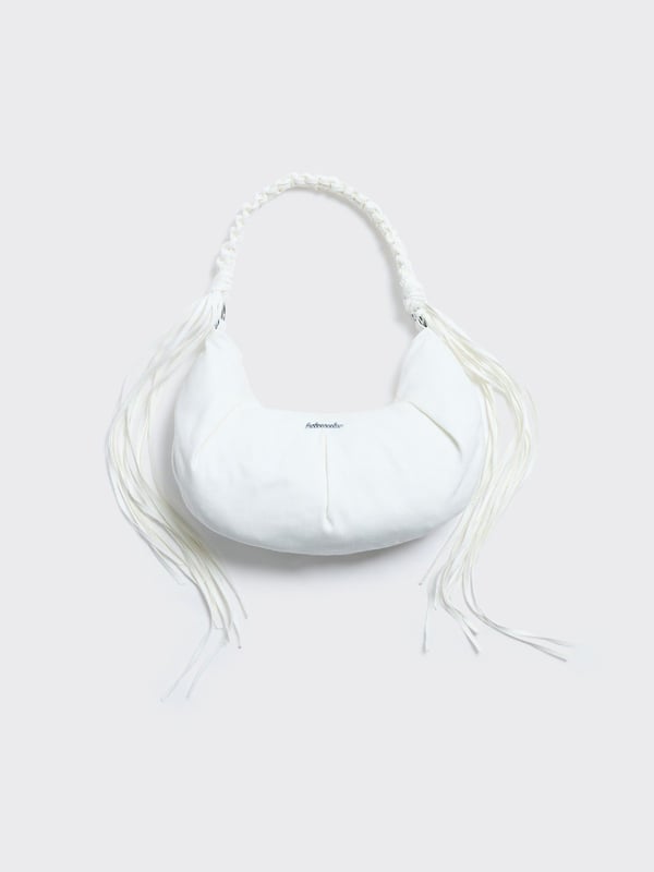 holzweiler Cocoon Small Denim Bag White