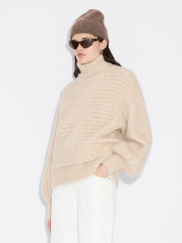 holzweiler Data Knit Sweater Ecru