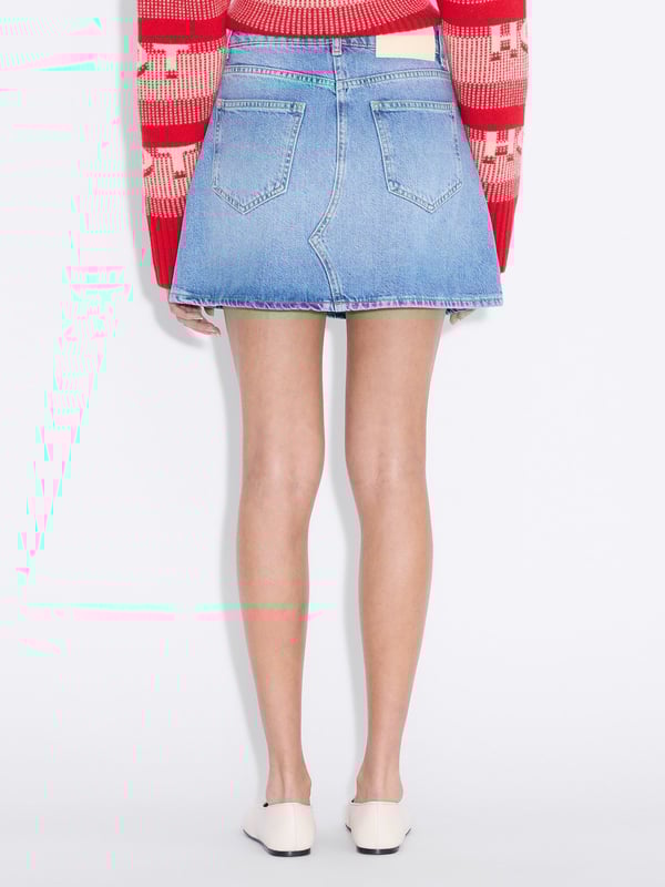 Holzweiler Denim Mini Skirt Lt. Blue