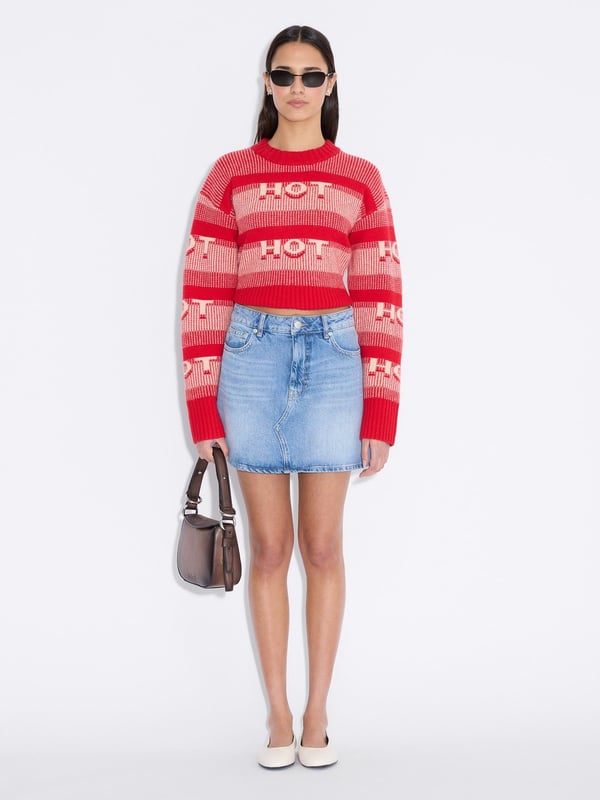 holzweiler Denim Mini Skirt Lt. Blue