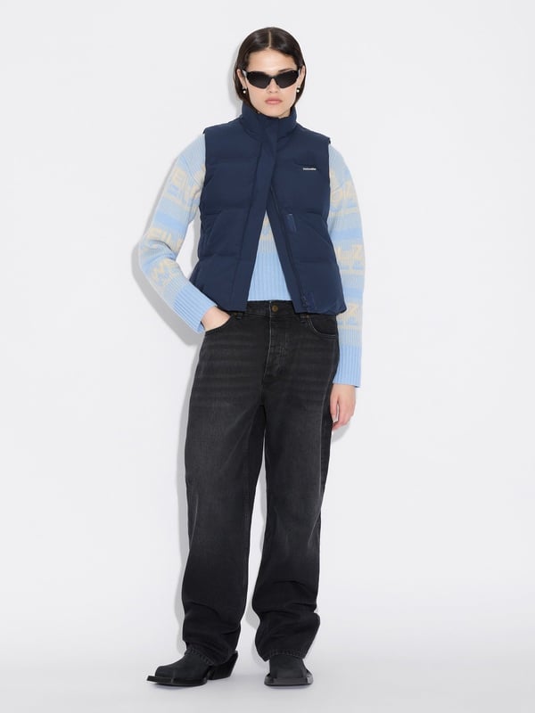 Holzweiler Diff Lt Down Vest Dk. Navy