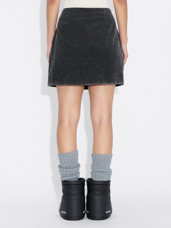 Holzweiler Enja Corduroy Skirt Black