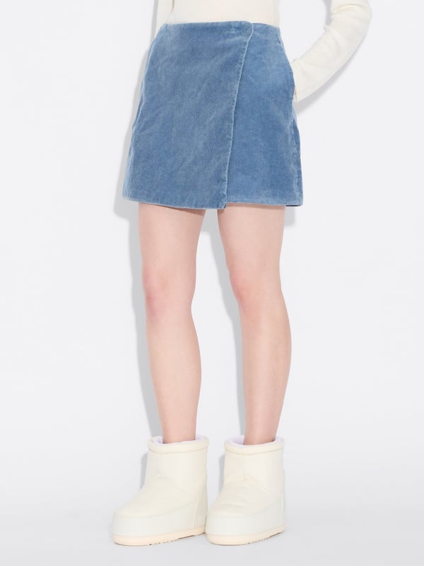 Holzweiler Enja Corduroy Skirt Lt. Blue Mix