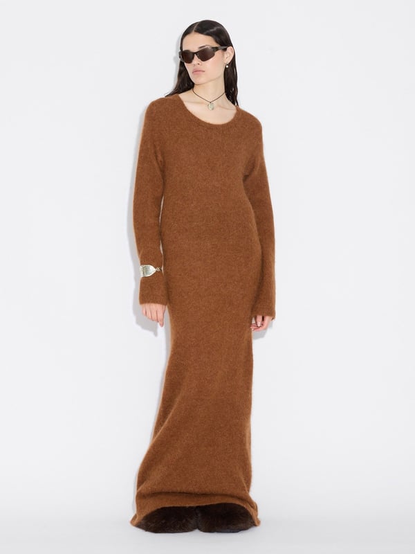 Holzweiler Fluffy Dress Lt. Brown