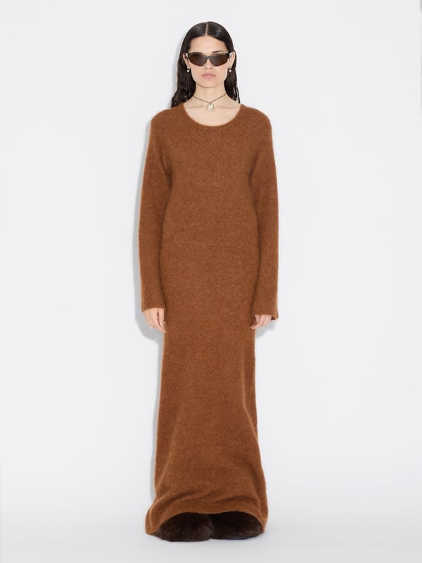 Holzweiler Fluffy Dress Lt. Brown