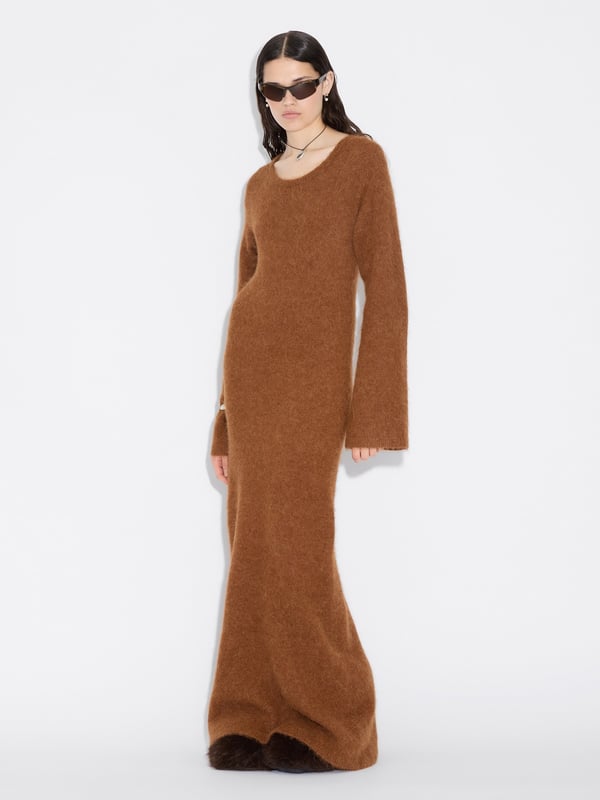 holzweiler Fluffy Dress Lt. Brown