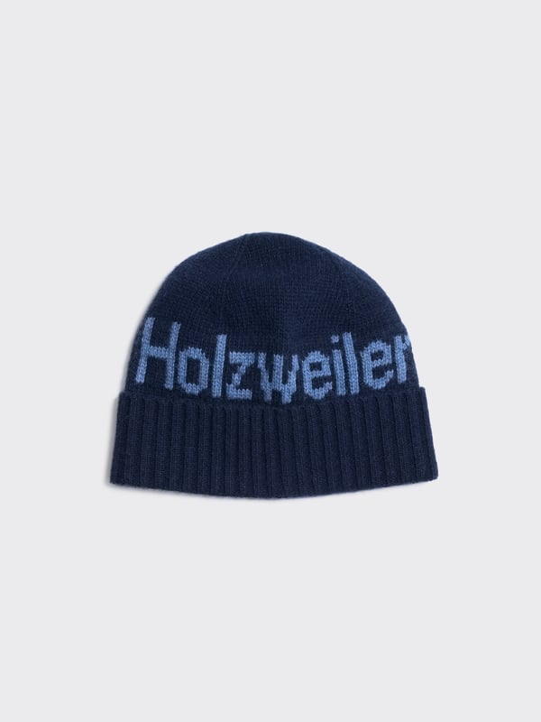 holzweiler Haza Logo Beanie Blue mix