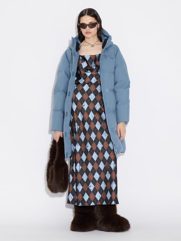 holzweiler Loen Down Jacket Blue Aqua