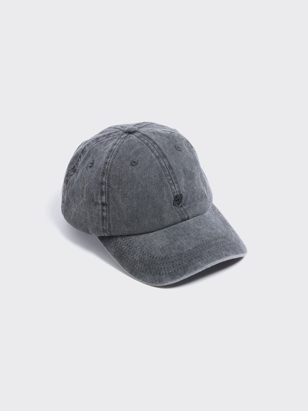 holzweiler Loke Washed Cap Black Washed