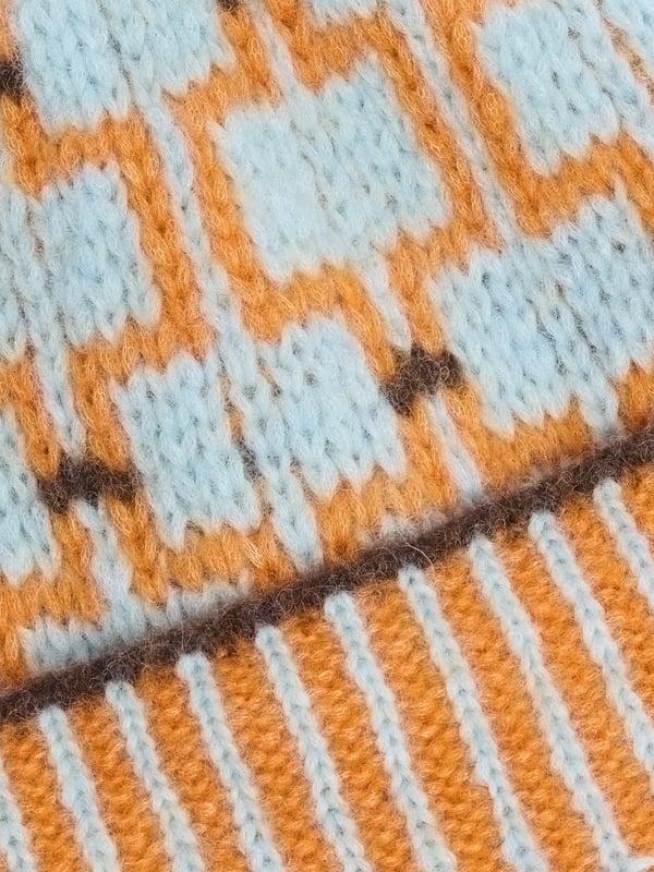 Holzweiler Norwegian Wool Beanie Blue Mix