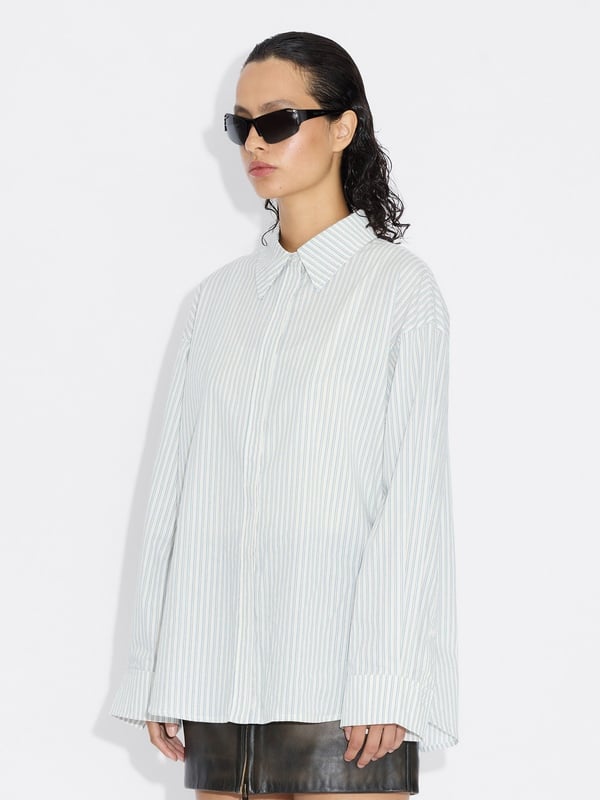 Holzweiler Oak Stripe Shirt Lt. Blue Mix