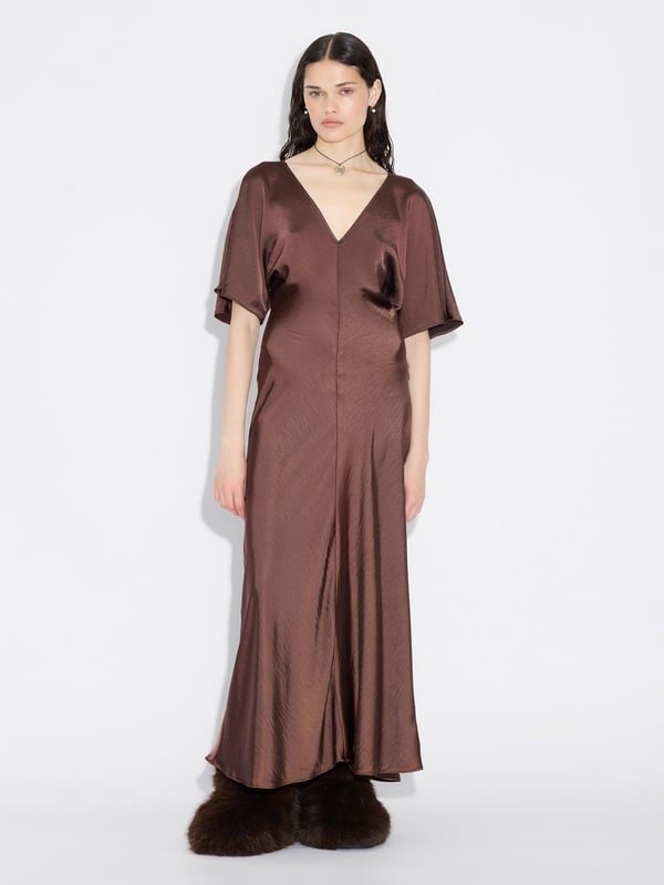 holzweiler Rakel Dress Brown