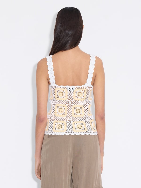 Holzweiler Rosie Crochet Top Lt. Yellow Mix