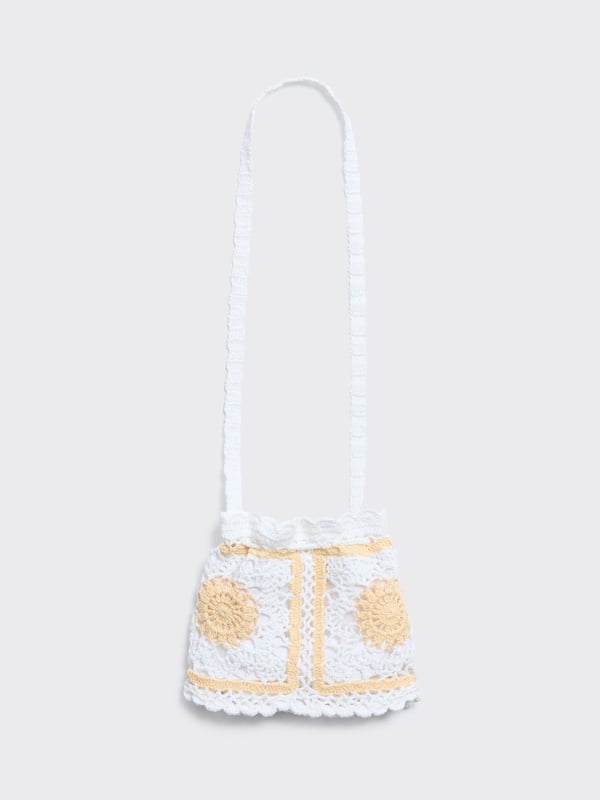Holzweiler Rosie Small Crochet Bag Lt. Yellow Mix